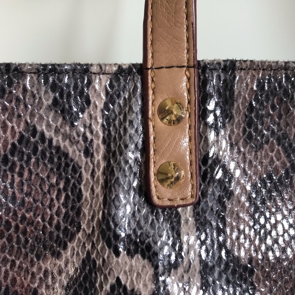 Sam Edelman Vegan Leather Python Tote - Picture 2 of 3